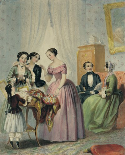 The Wedding Presents, engraved by Bettanier, 1852-53 by Henri Lafon
